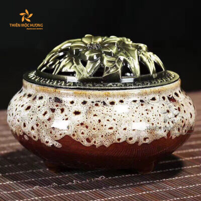 Lư Sứ Xông Trầm Hương Cao Cấp