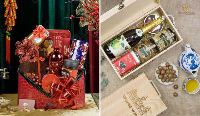 cach-goi-qua-tet-4 Mẫu gói giỏ quà tết đơn giản nhất