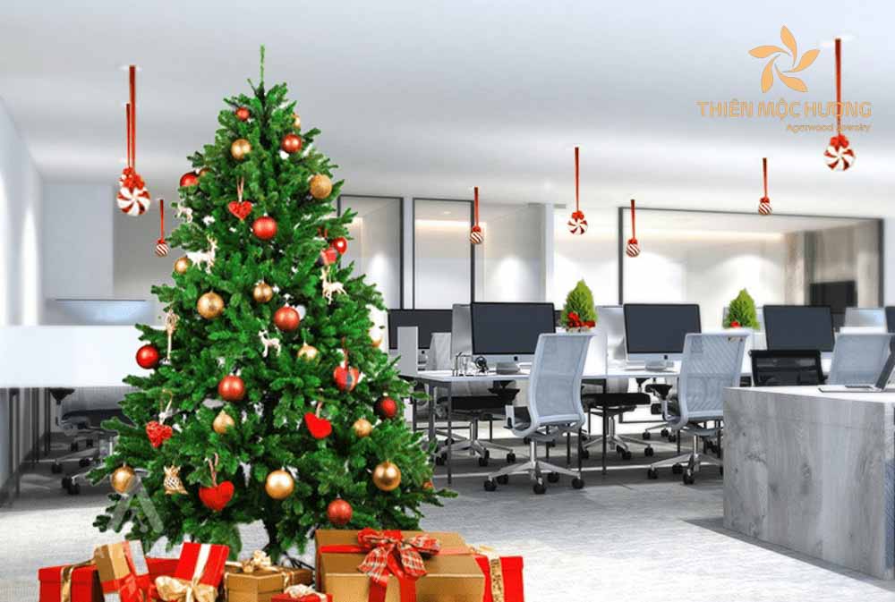 cach-trang-tri-noel-13 Trang trí giáng sinh cho bàn làm việc