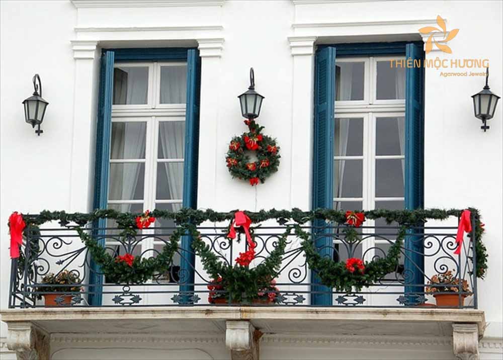 cach-trang-tri-noel-7 Cách trang trí Noel cho ban công
