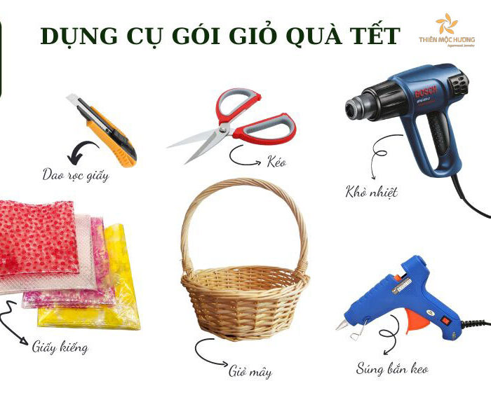 dung-cu-goi-gio-qua-tet-e1705472363653 Các vật dụng cần chuẩn bị để làm giỏ quà tết