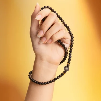 Alternative view of Chuỗi Cổ Kim Chân Luân - Trầm Hương Việt Nam VIP Khảm Vàng