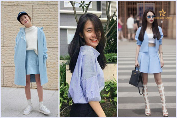 Mùng 1 tết mặc màu gì - Màu xanh làm vô cùng lý tưởng