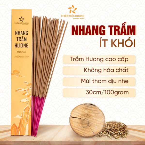 Nhang Trầm Hương Đại Cát Nhất Phẩm (12 năm) – Hộp 100 cây