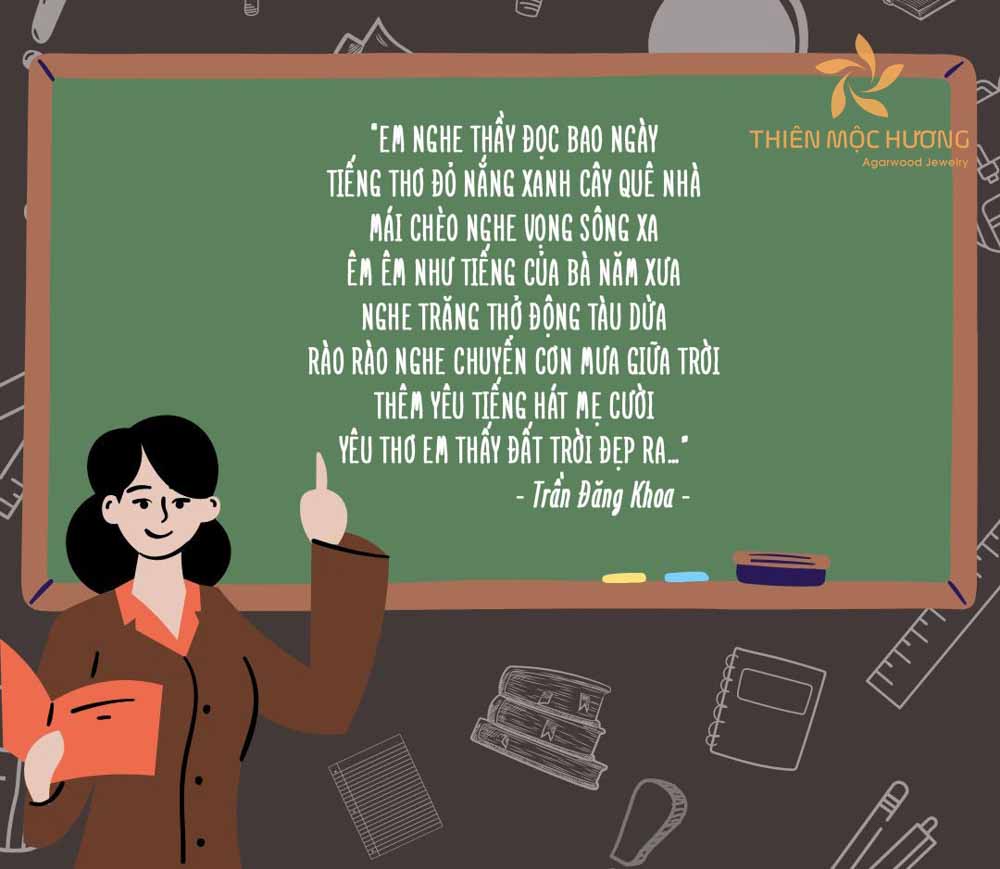 Bài thơ 20/11 mầm non