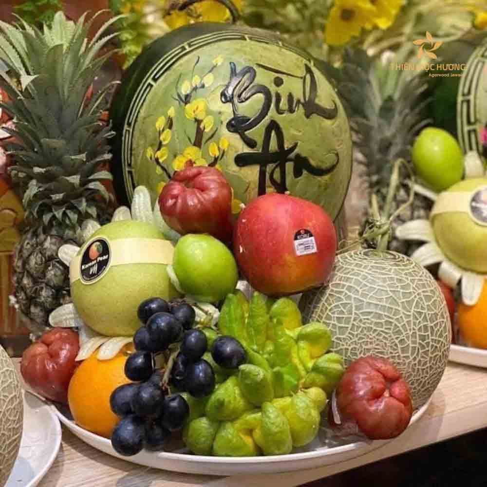 Mẫu 8 - hình ảnh mâm ngũ quả ngày tết