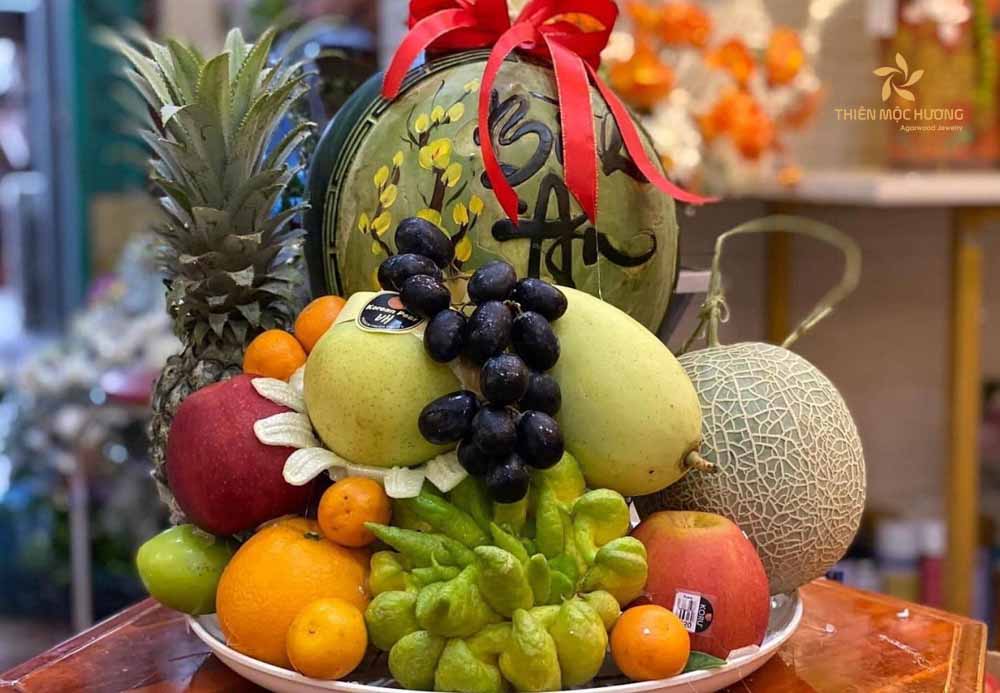 Mẫu 4 - hình ảnh mâm ngũ quả ngày tết