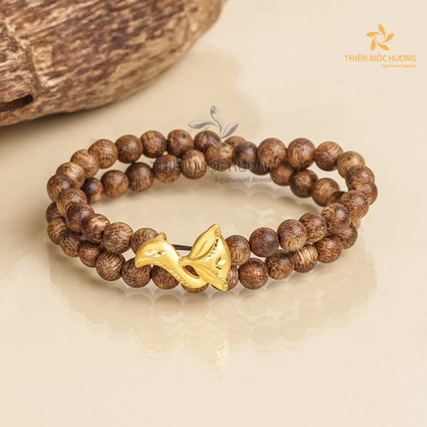 vong-tay-tram-huong-ho-ly-doi-vang Số hạt vòng phong thủy trầm hương sẽ KHÔNG tính charm