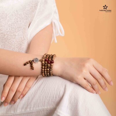 Vòng tay trầm hương 108 hạt Châu Ngọc Bát Bảo - Trầm Tốc Việt Nam
