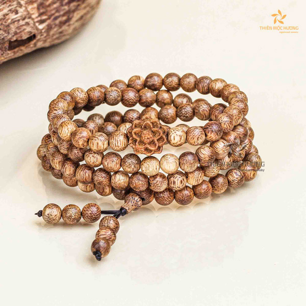 vong-tram-huong-sen-tram-108-hat-thien-moc-huong Vòng Tay Trầm Hương 108 hạt mix charm Sen Trầm cầu thanh tịnh, bình an