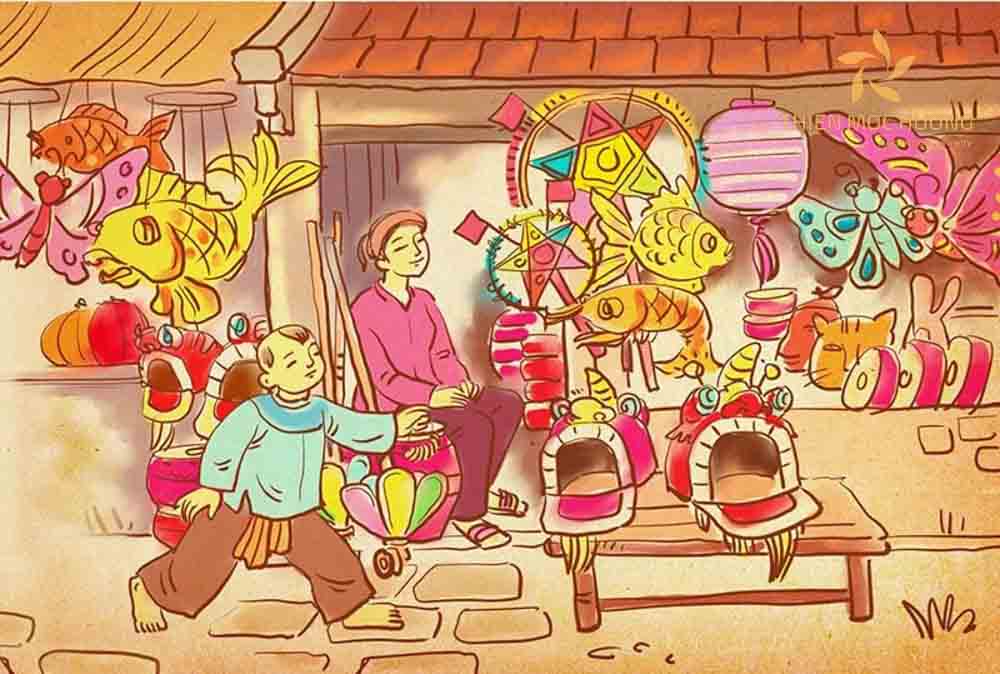 Bài thơ "Trung thu đồi quê"