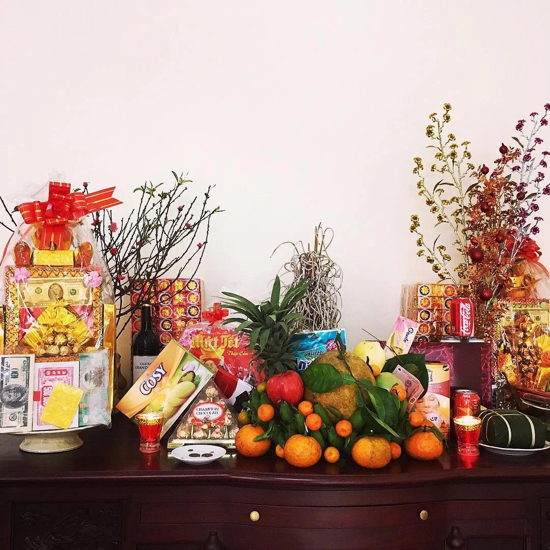 ban-tho-ngay-tet-o-mien-trung Trang trí bàn thờ Tết người miền Trung