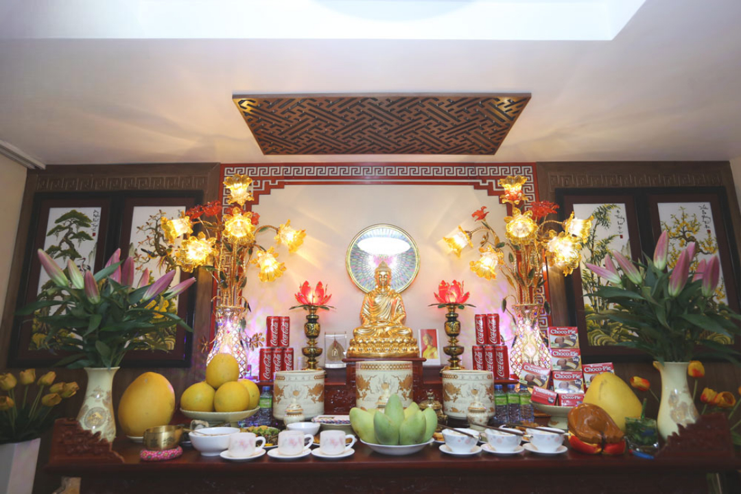 ban-tho-phat-ngay-tet Trang trí bàn thờ Phật ngày Tết
