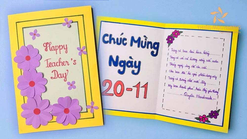 cach-lam-thiep-20-thang-11-3 Cách làm thiệp 20 tháng 11 đơn giản - Từ giấy và màu sáp