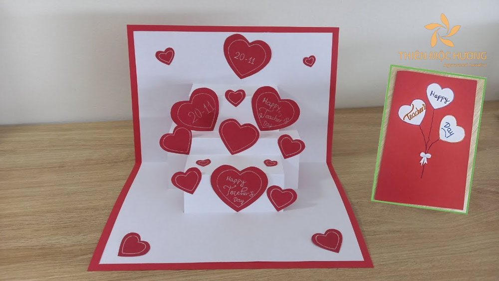 cach-lam-thiep-20-thang-11-9 Cách làm thiệp 20 tháng 11 đẹp nhất - Tạo hình trái tim