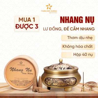 combo-lu-dot-tram-huong-thien-moc-huong-3-400x400-8 Combo Nhang Nụ 12 Năm Loại Thường Kèm Lư Đồng Xông Trầm