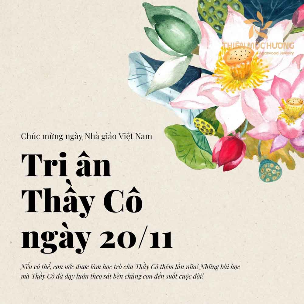 Ảnh hoa tri ân thầy cô nhiều màu sắc