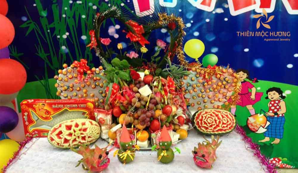 Hình ảnh mâm ngũ quả vô cùng đủ đẩy và lớn