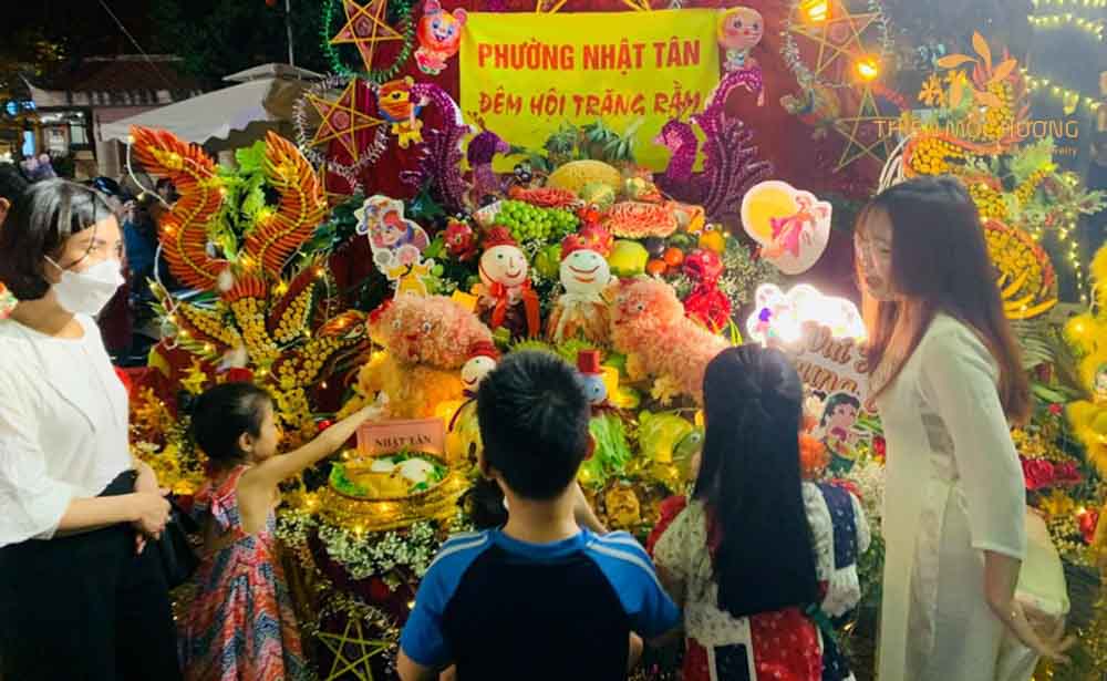 Hình ảnh vui tết trung thu của một Phường