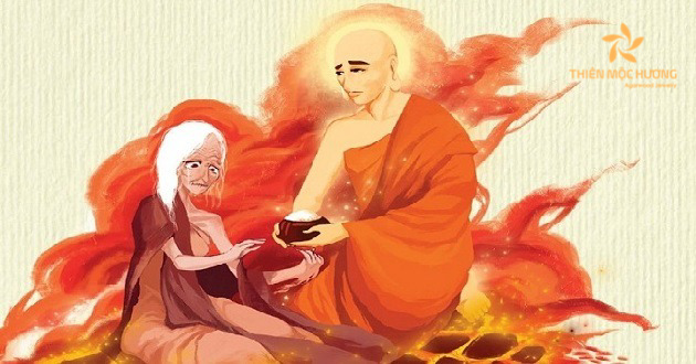 Đức Phật đã dạy cho Mục Kiền Liên một phương pháp cầu nguyện để giúp đỡ mẹ mình