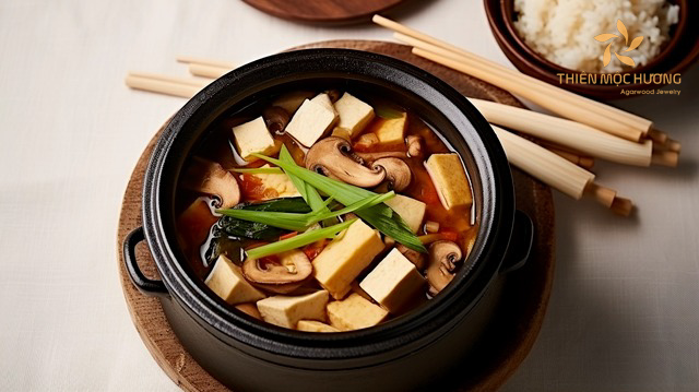 Ăn chay ngày vu lan báo hiếu không thể thiếu món đậu hủ hầm rau nấm