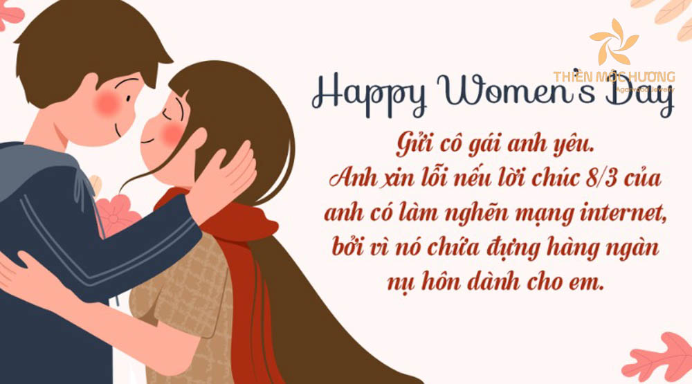 Lời chúc 8/3 cho người yêu ý nghĩa