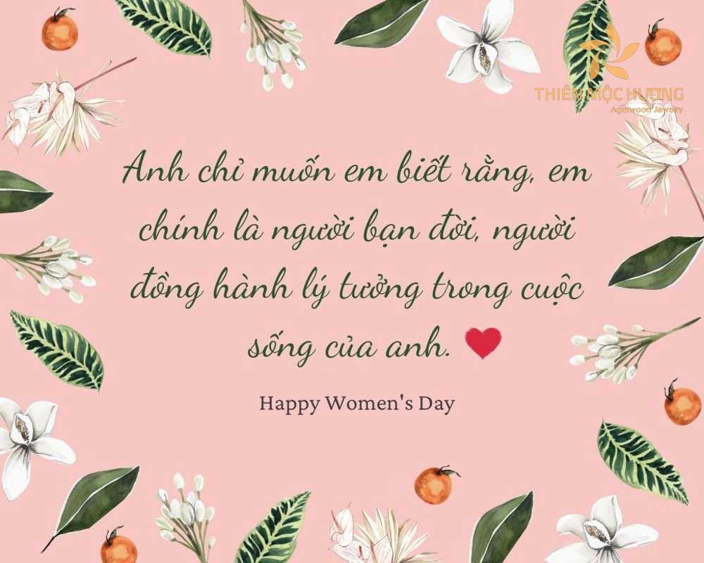 Lời chúc 8/3 cho vợ ý nghĩa nhất
