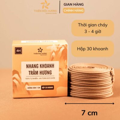 Thông tin sản phẩm Nhang khoanh trầm hương