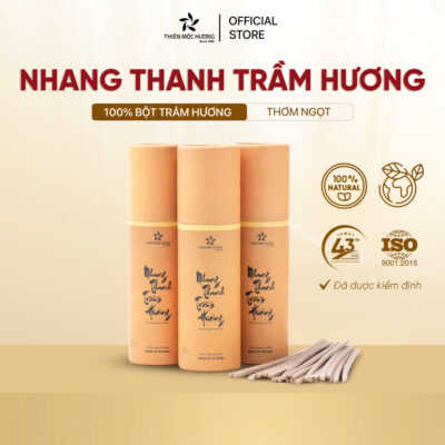 Nhang Thanh Trầm Hương Cao Cấp 12 năm - Hộp 40 thanh