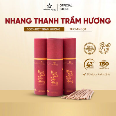 Nhang Thanh Trầm Hương Cao Cấp 16 năm - Hộp 40 thanh