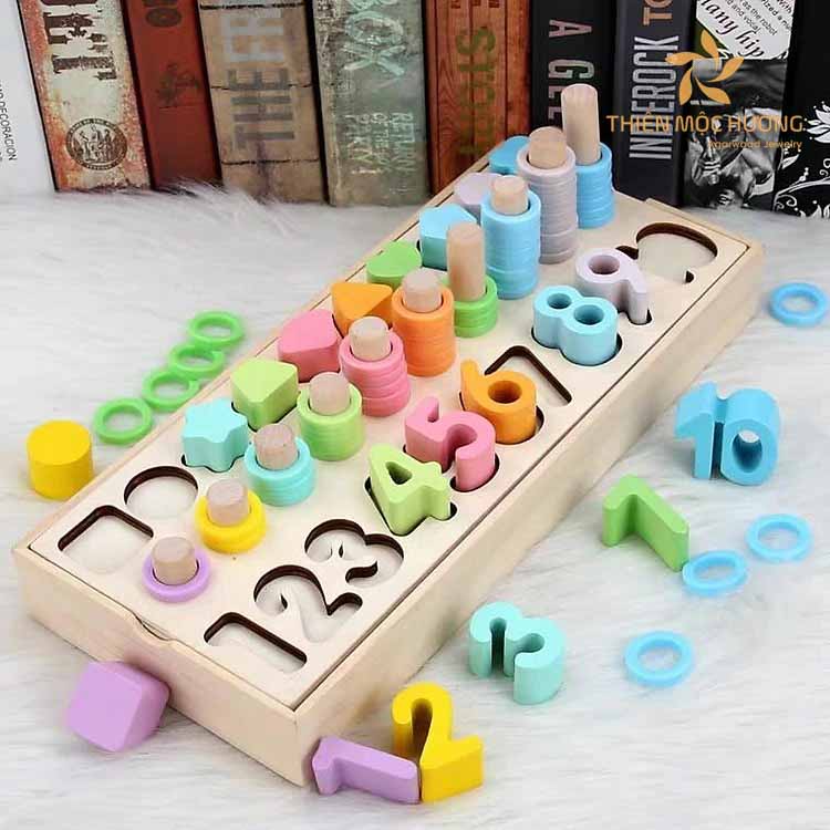 Quà tặng cho bé gái 5 tuổi là bộ đồ chơi toán học sẽ giúp bé rèn luyện sự phản xạ 