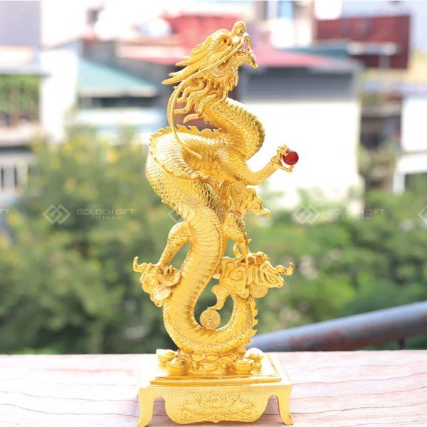 Hồ lô Bát Thiên mạ vàng