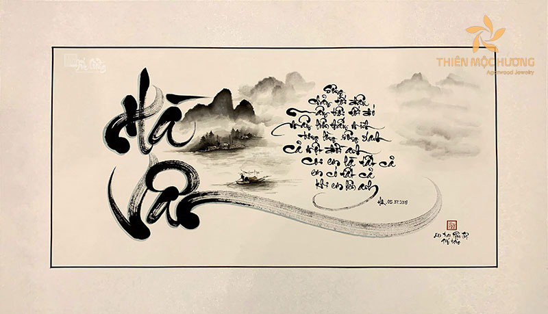 Tranh thư pháp - Quà tặng doanh nghiệp độc đáo