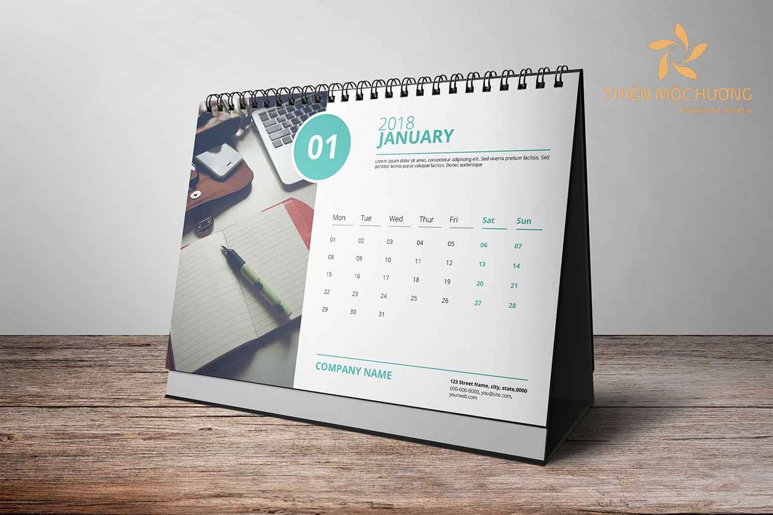 Nên tặng quà gì cho khách hàng - Một bộ lịch thiết kế đẹp sẽ vô cùng phù hợp