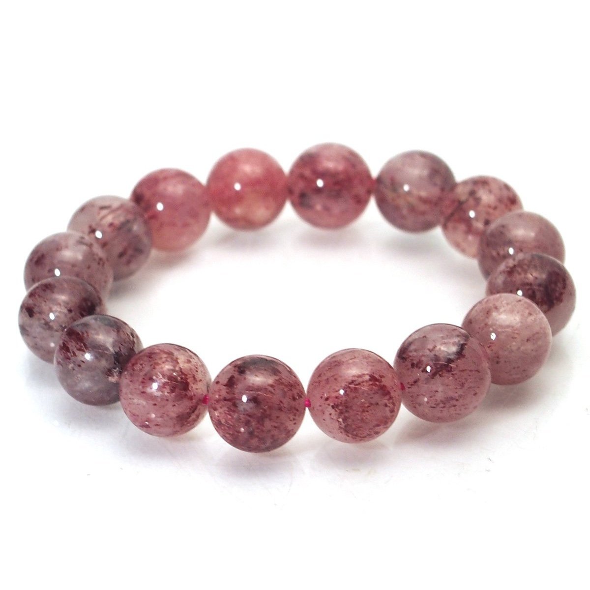 Ai hợp với vòng tay đá dâu tây hồng?