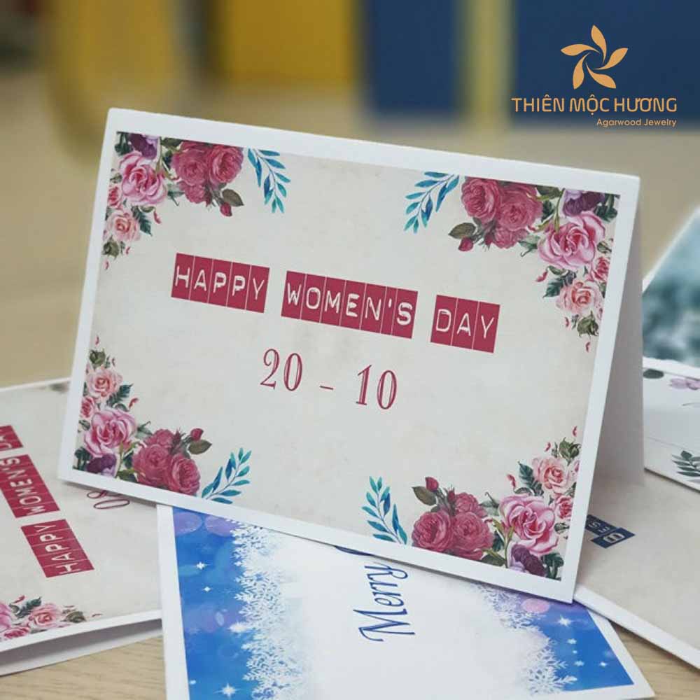 Thiệp chúc mừng 20/10 cho chị gái, em gái đơn giản