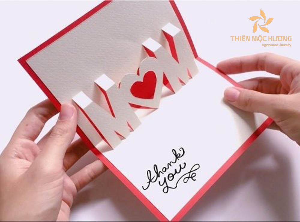 Thiệp chúc mừng 20/10 thiết kế chữ nổi ấn tượng