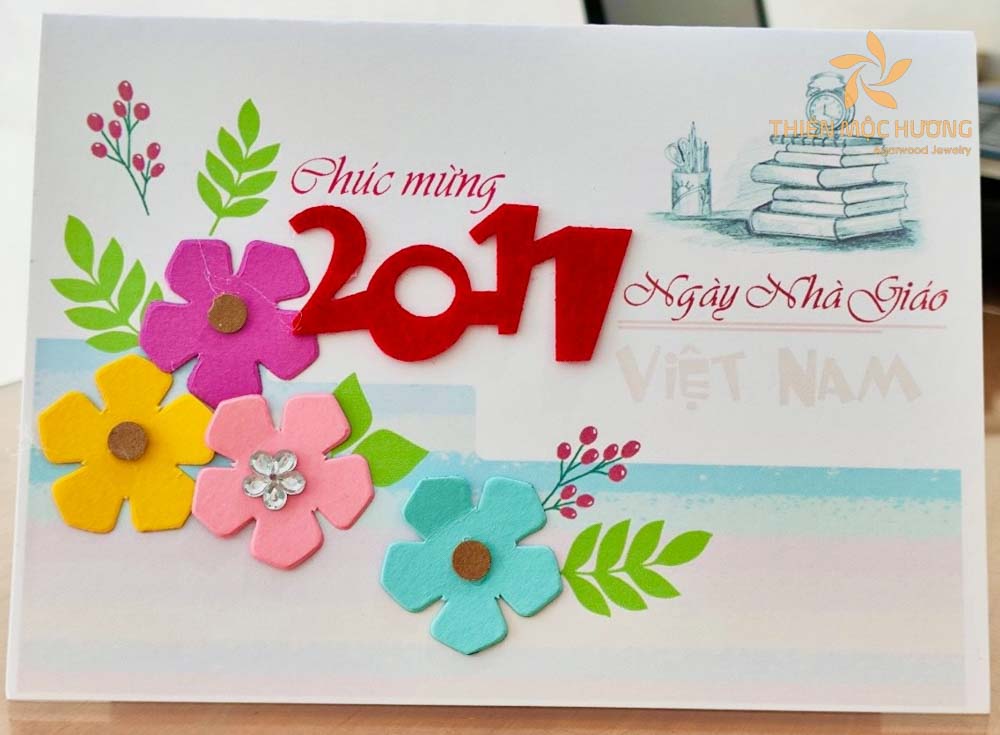 Thiệp chúc mừng ngày 20 tháng 11 tặng cô giáo