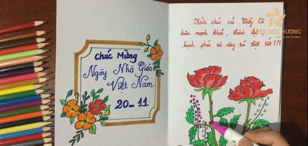 Thiệp chúc mừng ngày nhà giáo việt nam 20 11 tặng cô giáo