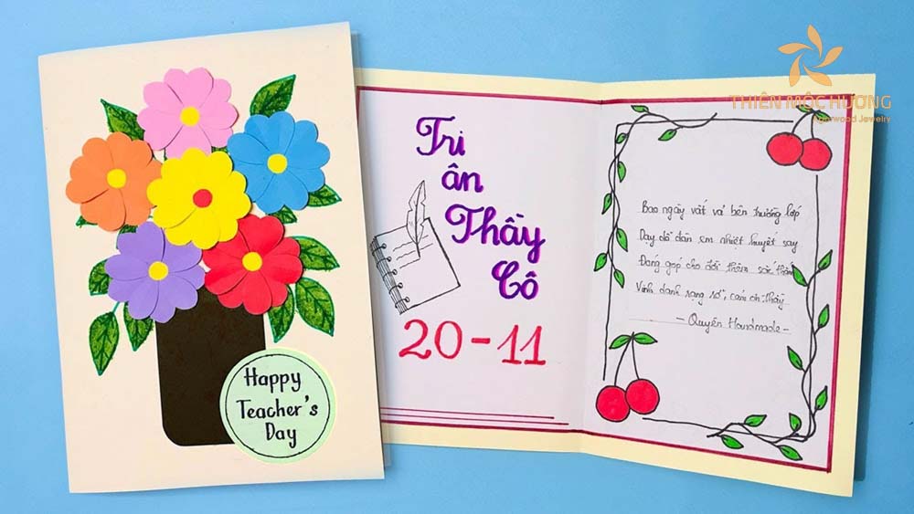 Thiệp chúc ngày nhà giáo việt nam tặng thầy giáo