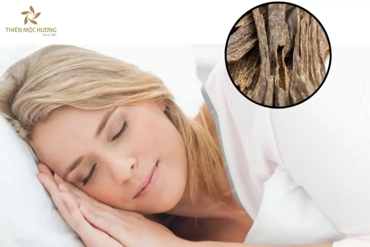 Trà trầm hương với hợp chất Agarospirol giúp người dùng thư giãn, giảm căng thẳng, điều hòa cảm xúc và hỗ trợ giấc ngủ sâu, nhờ vậy cơ thể được phục hồi tốt hơn