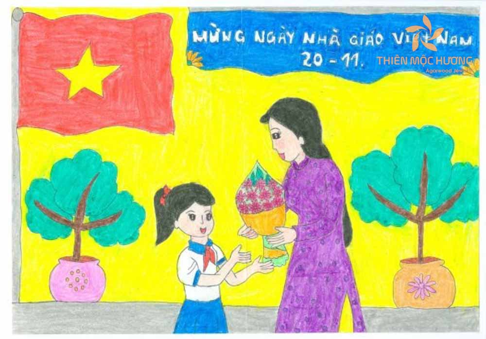 tranh-ve-20-11-11 Tranh ngày nhà giáo việt nam