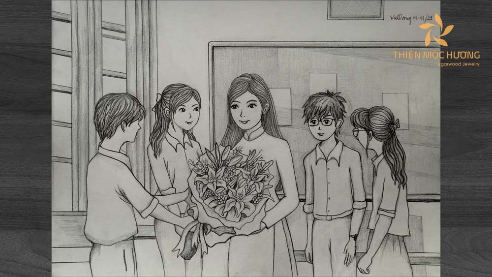 tranh-ve-20-11-23 Hướng dẫn vẽ tranh ngày 20 tháng 11