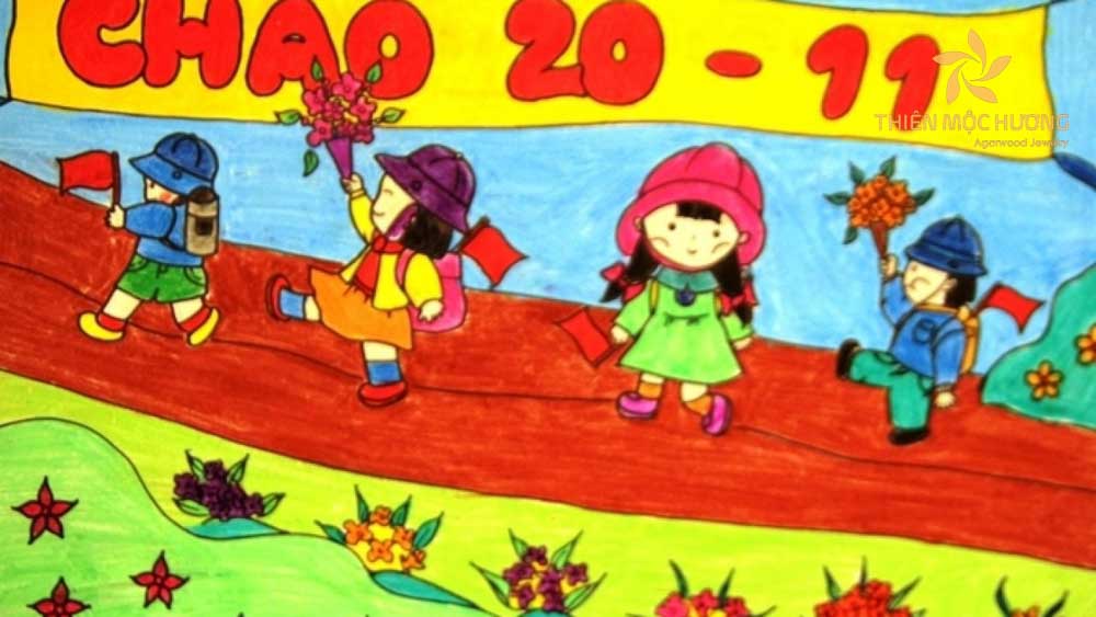 tranh-ve-20-11-24 Vẽ bức tranh 20 tháng 11