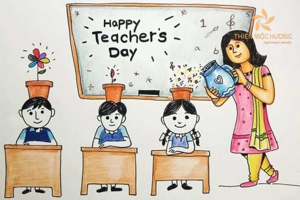tranh-ve-20-11-30 Vẽ tranh ngày nhà giáo việt nam 20 tháng 11