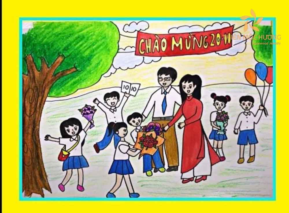 tranh-ve-20-11-6 vẽ tranh ngày 20 tháng 11