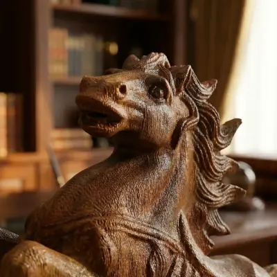 Tượng Mã Đáo Thành Công Trầm Hương