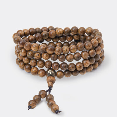 Vòng tay trầm tốc 108 hạt đơn