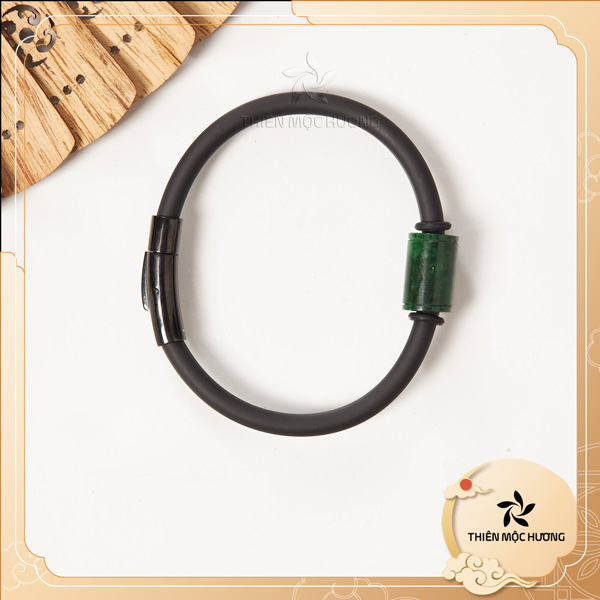 Vòng tay đá cẩm thạch lu thống đồng tiền