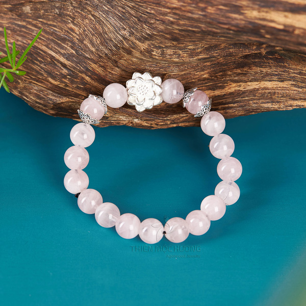 vong-tay-da-thach-anh-hong-tuyet-sen Vòng tay đá thạch anh hồng tuyết sen